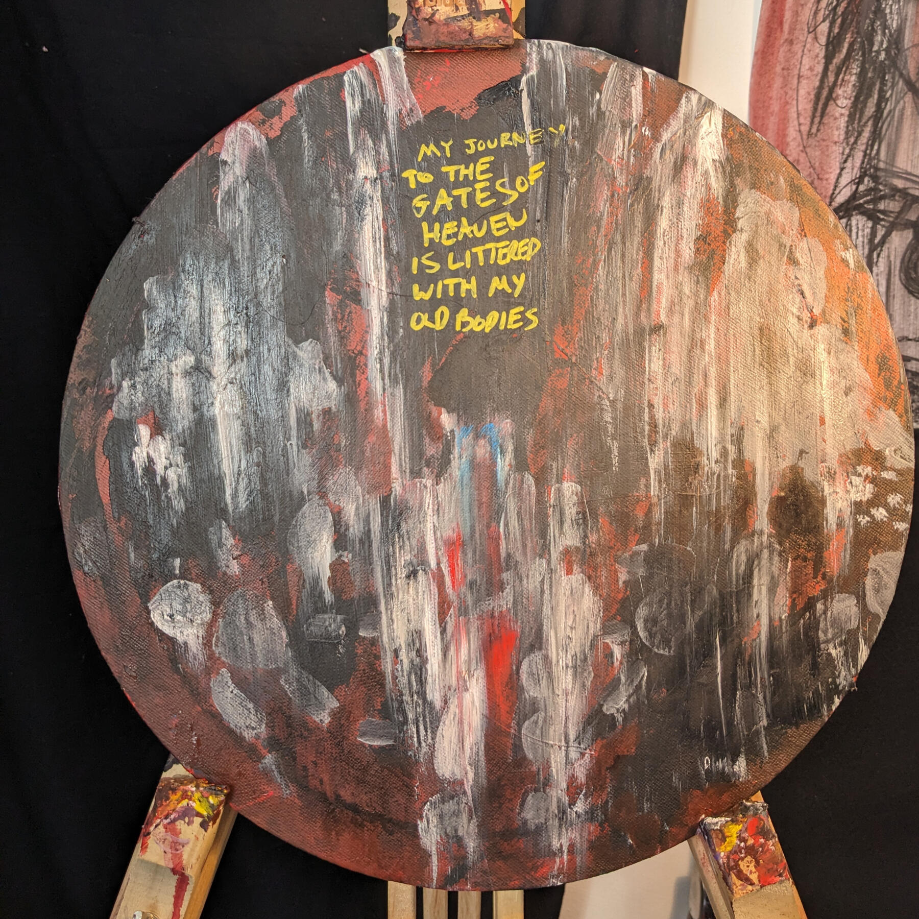 my journey to the gates of heaven is littered with my old bodies